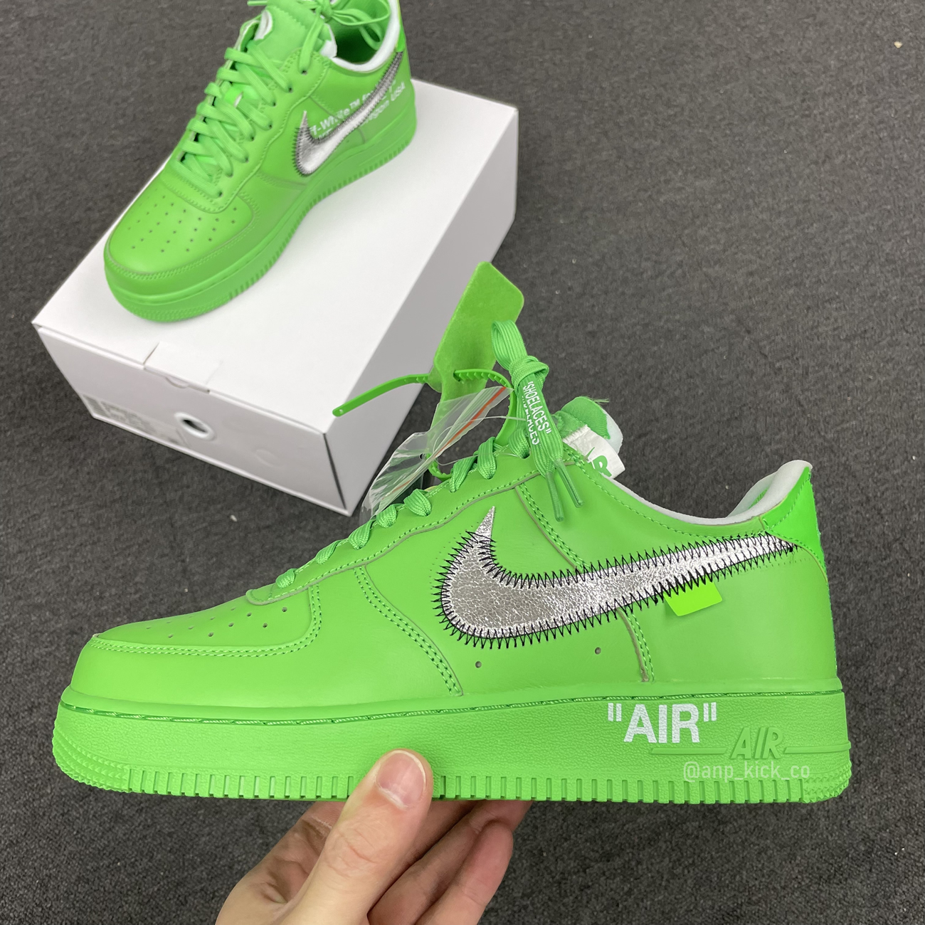 Off White Nike Air Force 1 Low Light Green (2) - www.newkick.org Off White Nike Air Force 1 Low Light Green (2) - www.newkick.org