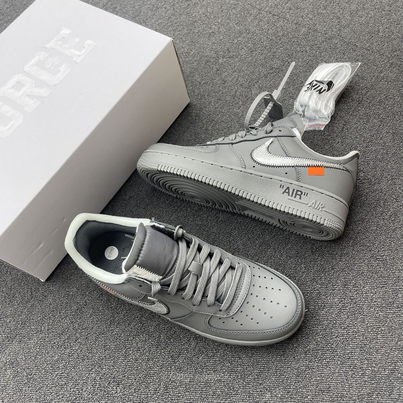 Nike Air Force 1 Low Off White Ghost Grey Dx1419 500 (8) - www.newkick.org Nike Air Force 1 Low Off White Ghost Grey Dx1419 500 (8) - www.newkick.org