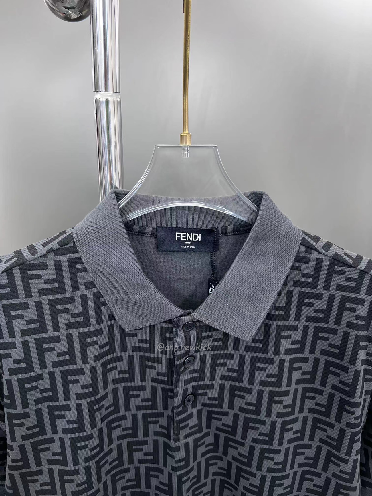 Fendi Ff Black Polo T Shirt (4) - www.newkick.org Fendi Ff Black Polo T Shirt (4) - www.newkick.org