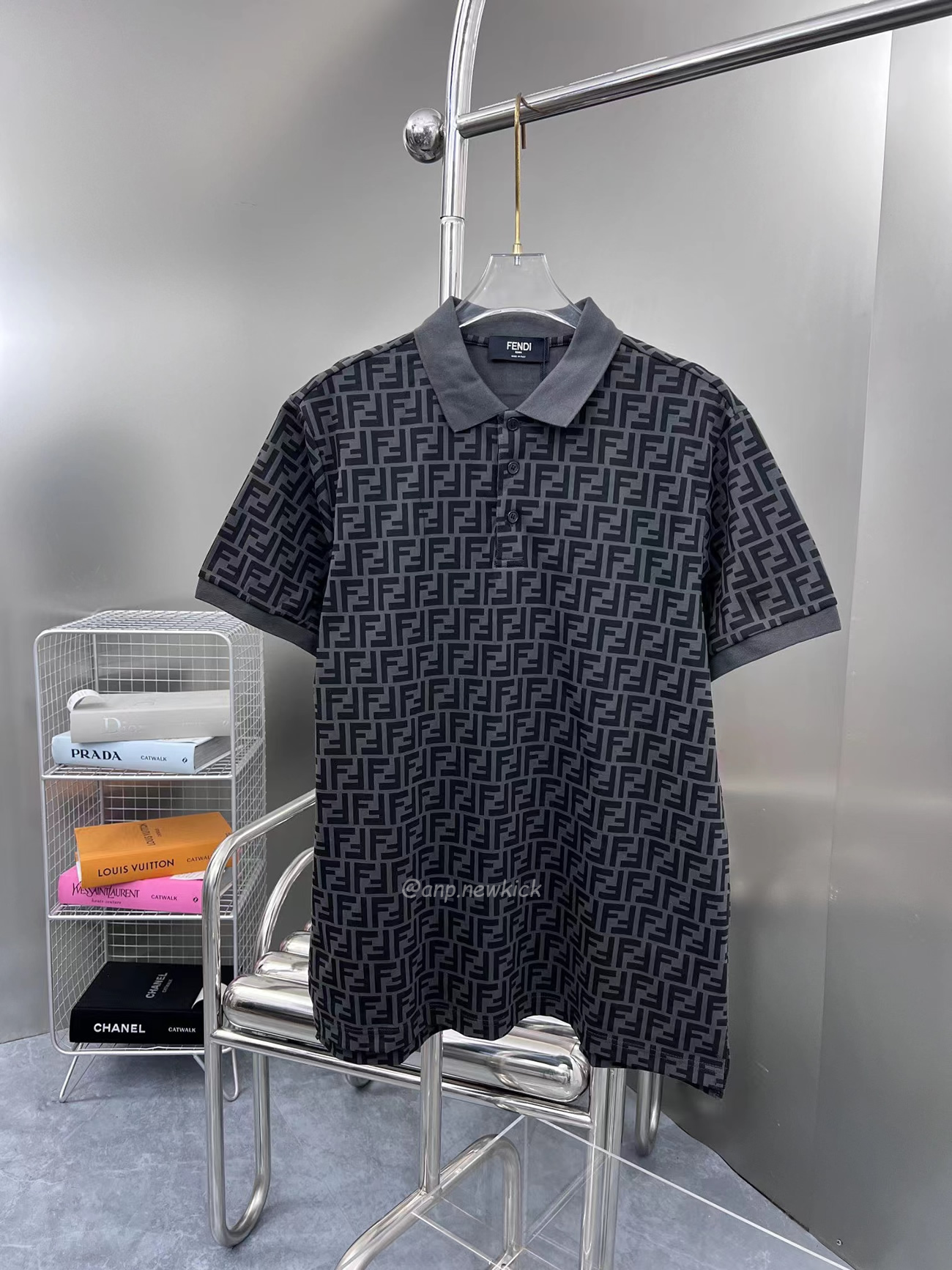 Fendi Ff Black Polo T Shirt (5) - www.newkick.org Fendi Ff Black Polo T Shirt (5) - www.newkick.org