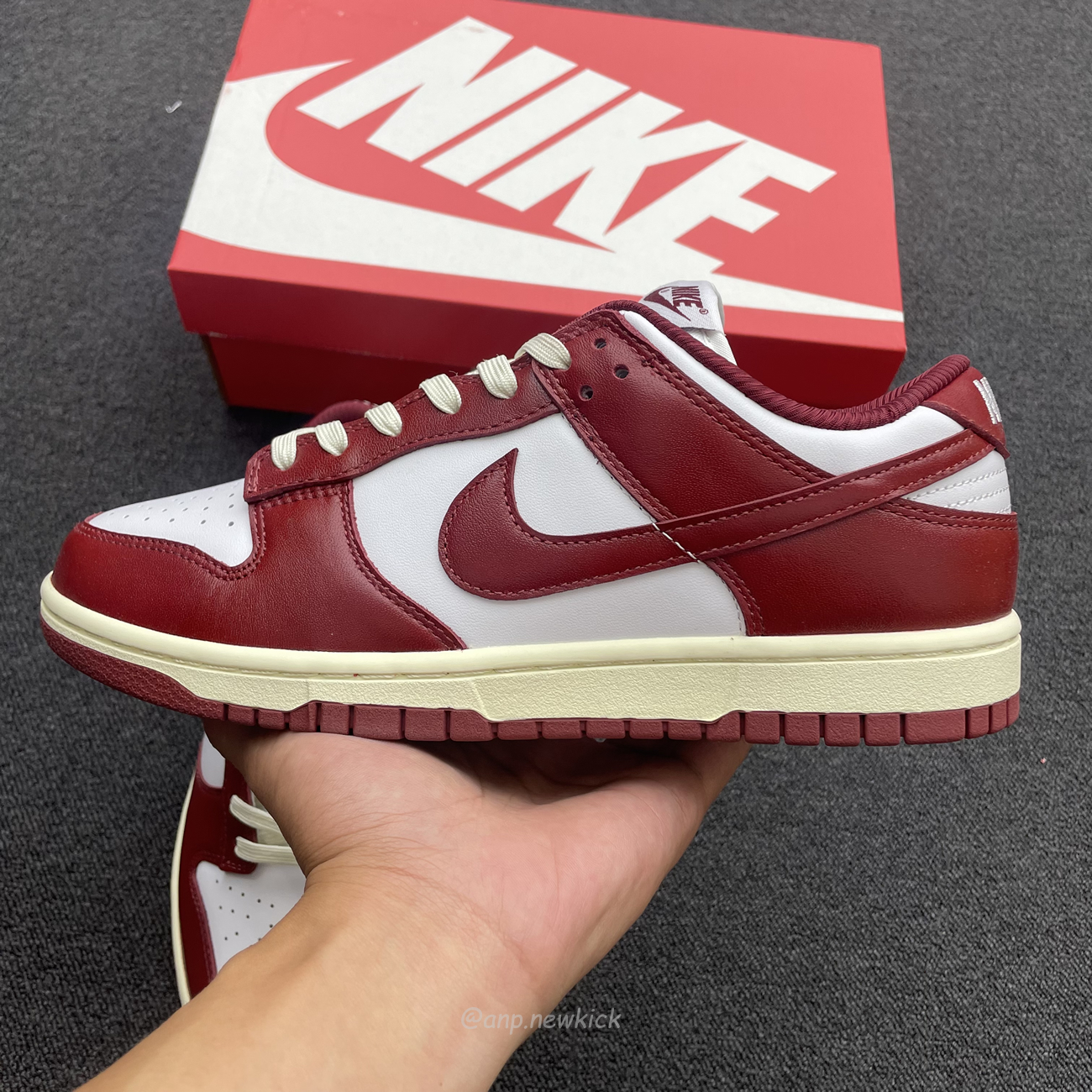 Nike Dunk Low Prm Vintage Team Red Fj4555 100 (2) - www.newkick.org