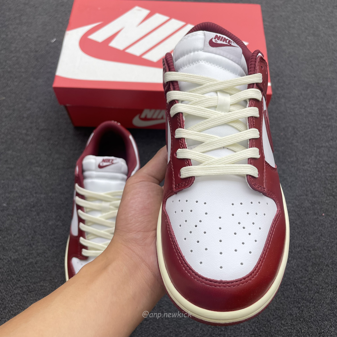 Nike Dunk Low Prm Vintage Team Red Fj4555 100 (8) - www.newkick.org