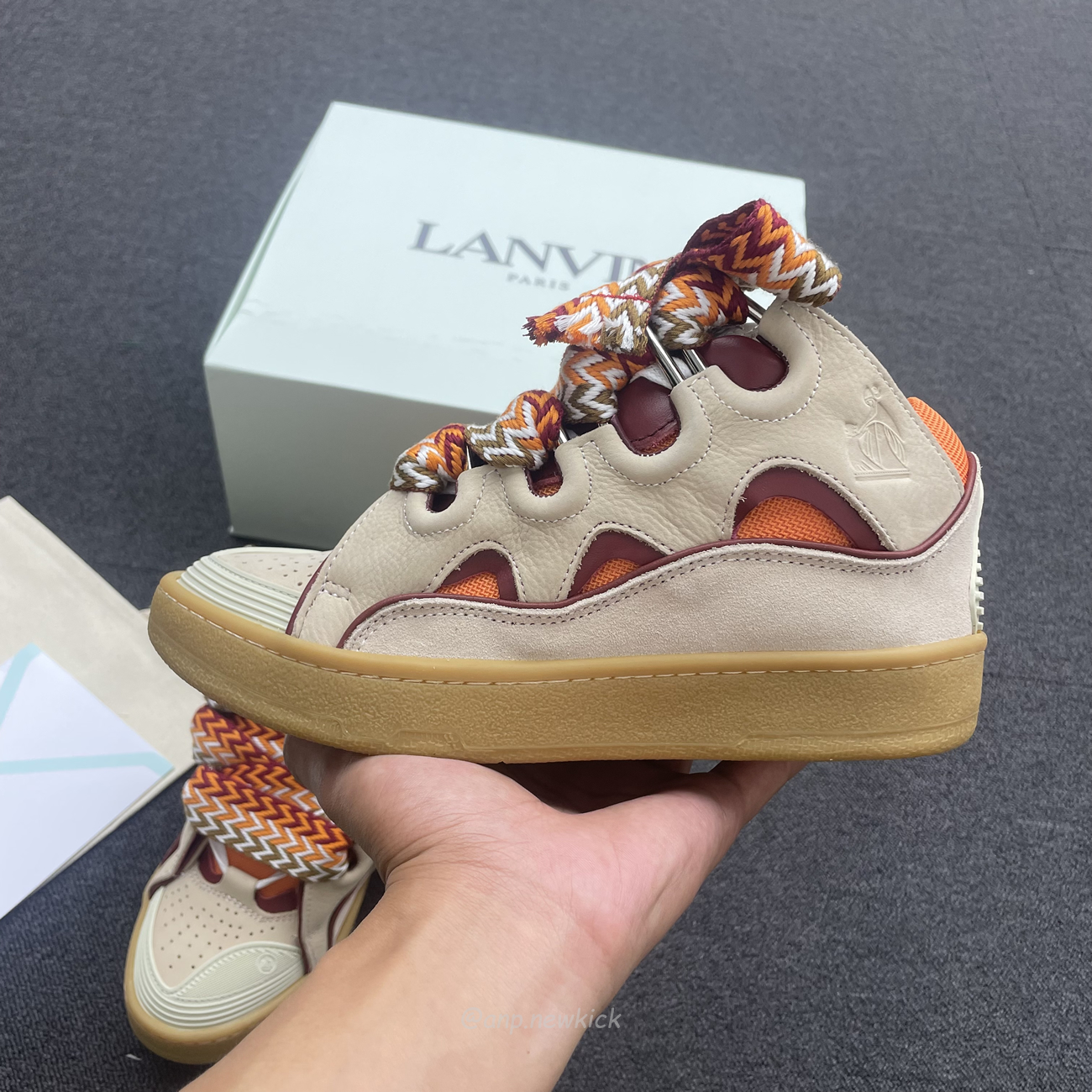 Lanvin Curb Sneakers Fmskrk11dragb518 (2) - www.newkick.org