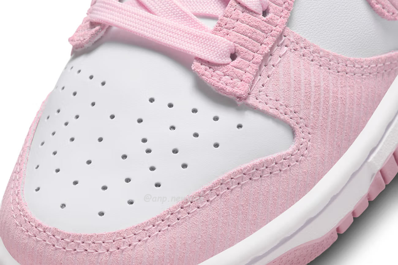 Nike Dunk Low Pink Corduroy Fn7167 100 (15) - www.newkick.vip
