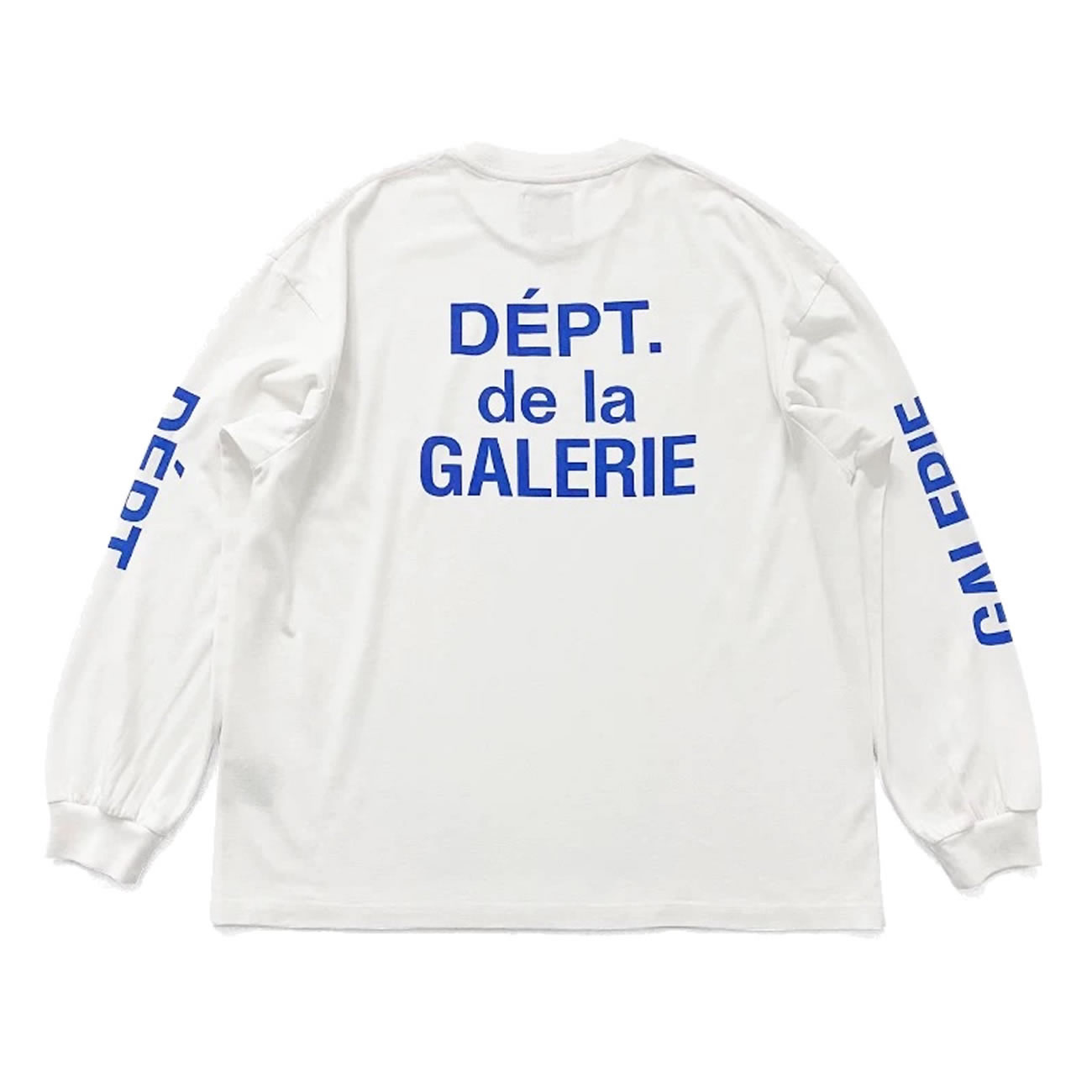 Gallery Dept. French Collector L S Tee White Blue Fw21 (1) - www.newkick.org