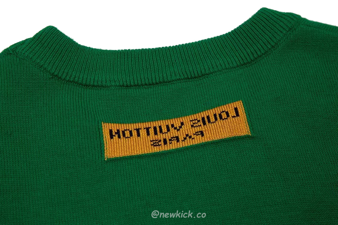 Louis Vuitton Everyday Lv Crewneck Green Black White (12) - www.newkick.org