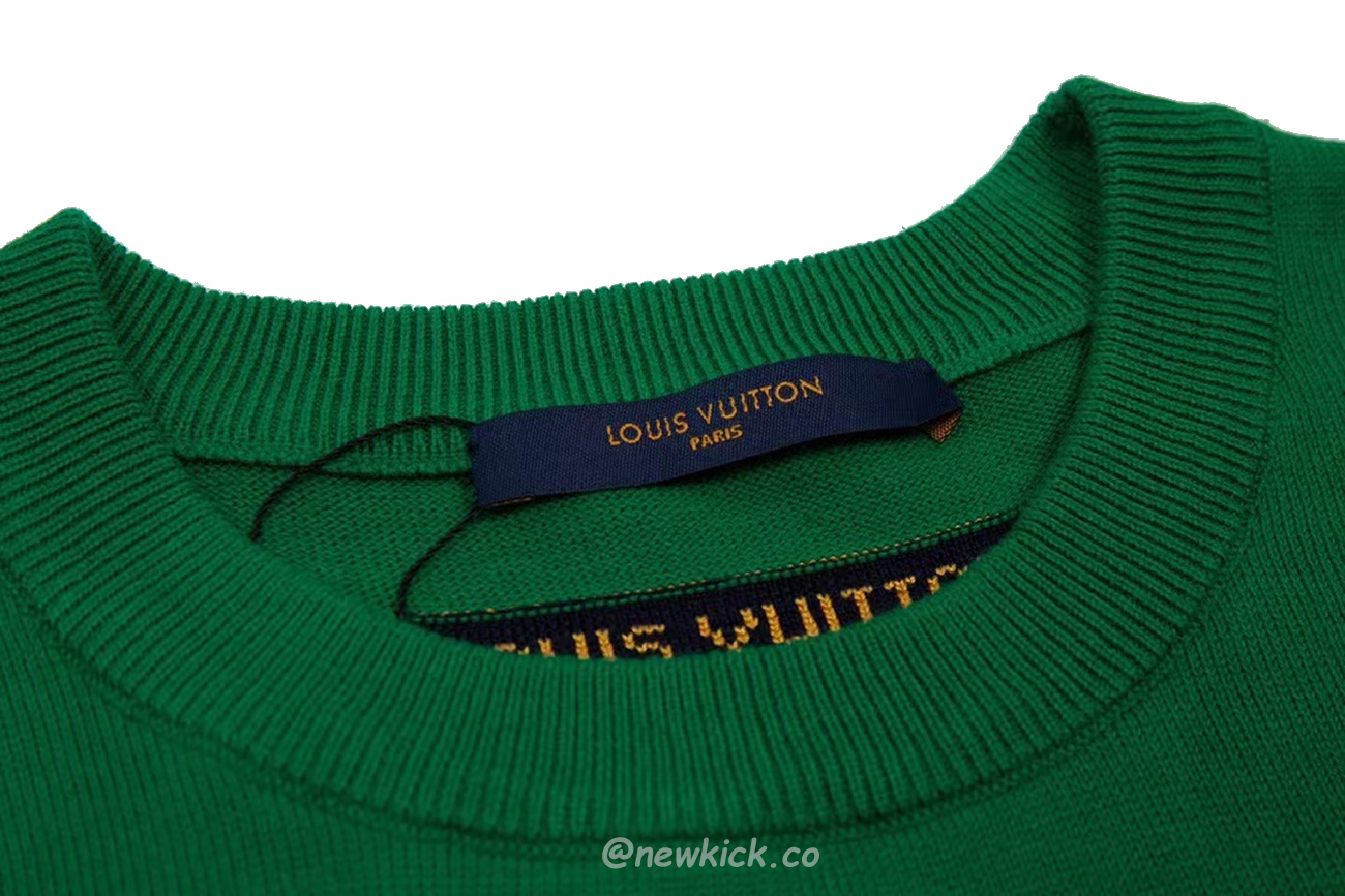 Louis Vuitton Everyday Lv Crewneck Green Black White (15) - www.newkick.org