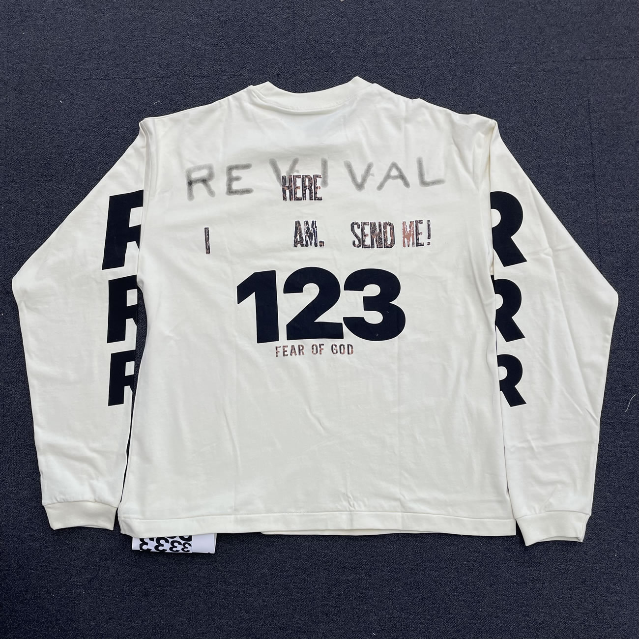 Fear Of God X Rrr123 Revival Ls T Shirt Ivory Fw22 (2) - www.newkick.org