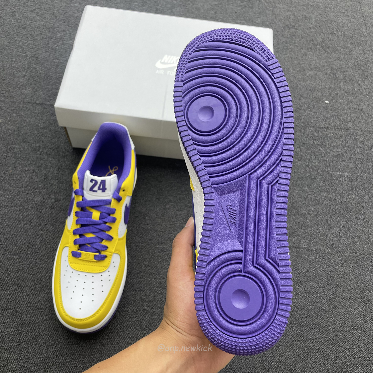 Kobe Bryant X Nike Air Force 1 Low Purple Gold Color (4) - www.newkick.org