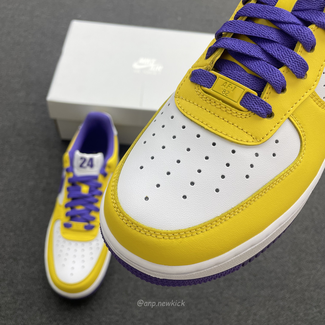 Kobe Bryant X Nike Air Force 1 Low Purple Gold Color (5) - www.newkick.org