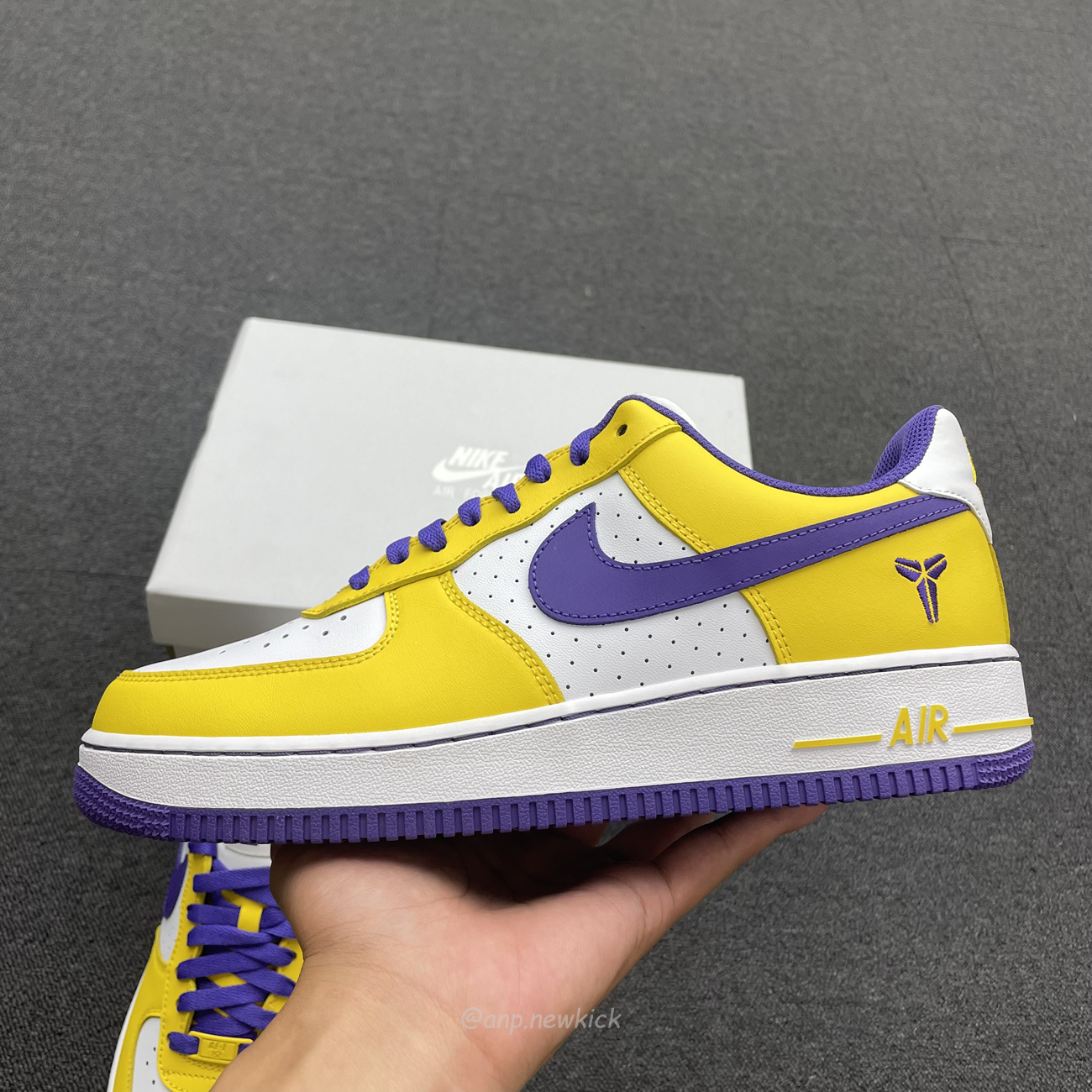 Kobe Bryant X Nike Air Force 1 Low Purple Gold Color (6) - www.newkick.org