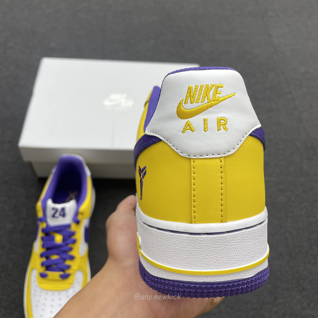 Kobe Bryant X Nike Air Force 1 Low Purple Gold Color (8) - www.newkick.org