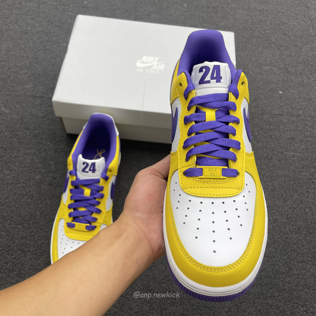 Kobe Bryant X Nike Air Force 1 Low Purple Gold Color (9) - www.newkick.org