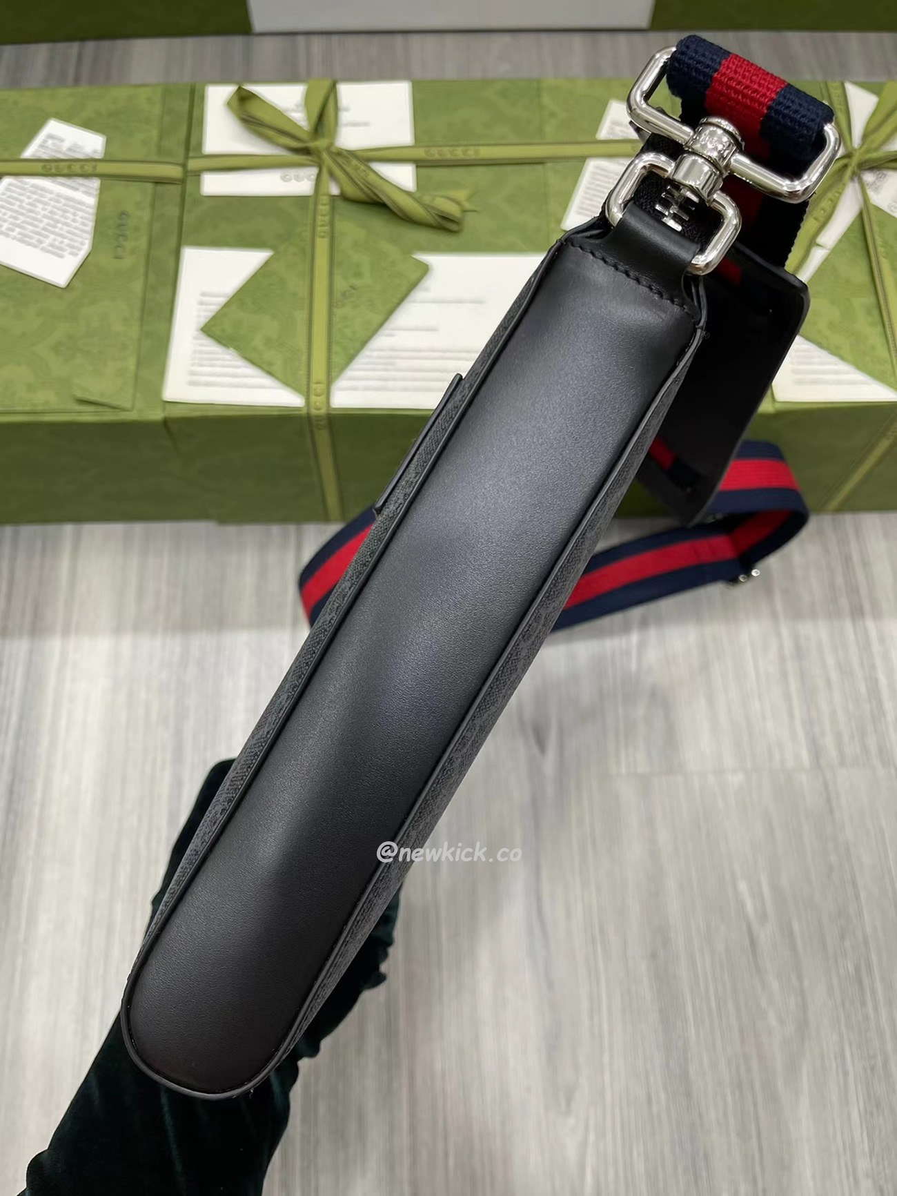 Gucci Gg Black Small Messenger Bag 523599 K5rln 1095 (13) - www.newkick.org