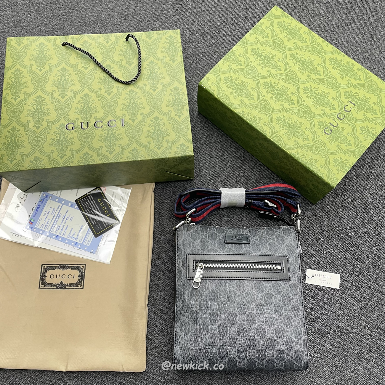 Gucci Gg Black Small Messenger Bag 523599 K5rln 1095 (6) - www.newkick.org