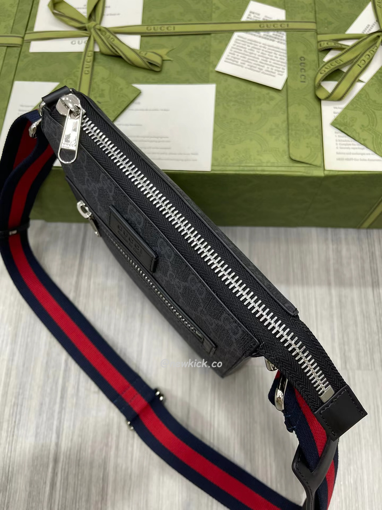 Gucci Gg Black Small Messenger Bag 523599 K5rln 1095 (8) - www.newkick.org