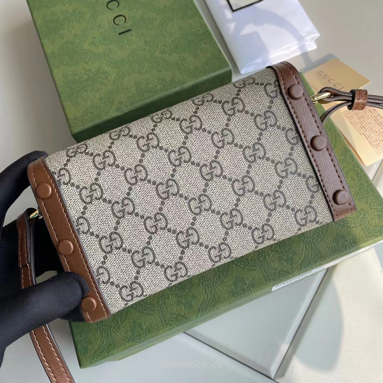 Gucci Horsebit 1955 Mini Handbag 699296 92tcg 8563 (16) - www.newkick.org