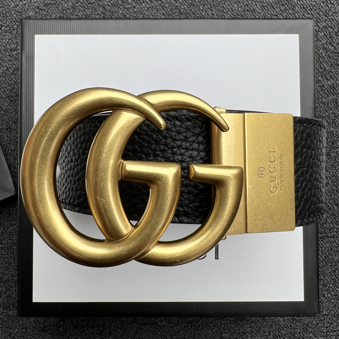 Gucci Double G Logo Full Grain Reversible Belt Leather Black Brown (7) - www.newkick.org Gucci Double G Logo Full Grain Reversible Belt Leather Black Brown (7) - www.newkick.org