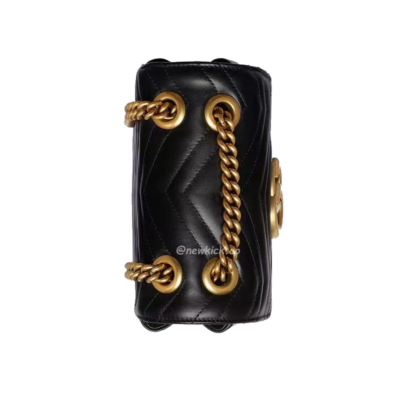 Gucci Gg Marmont Mini Shoulder Bag Matelasse Chevron Black (13) - www.newkick.org