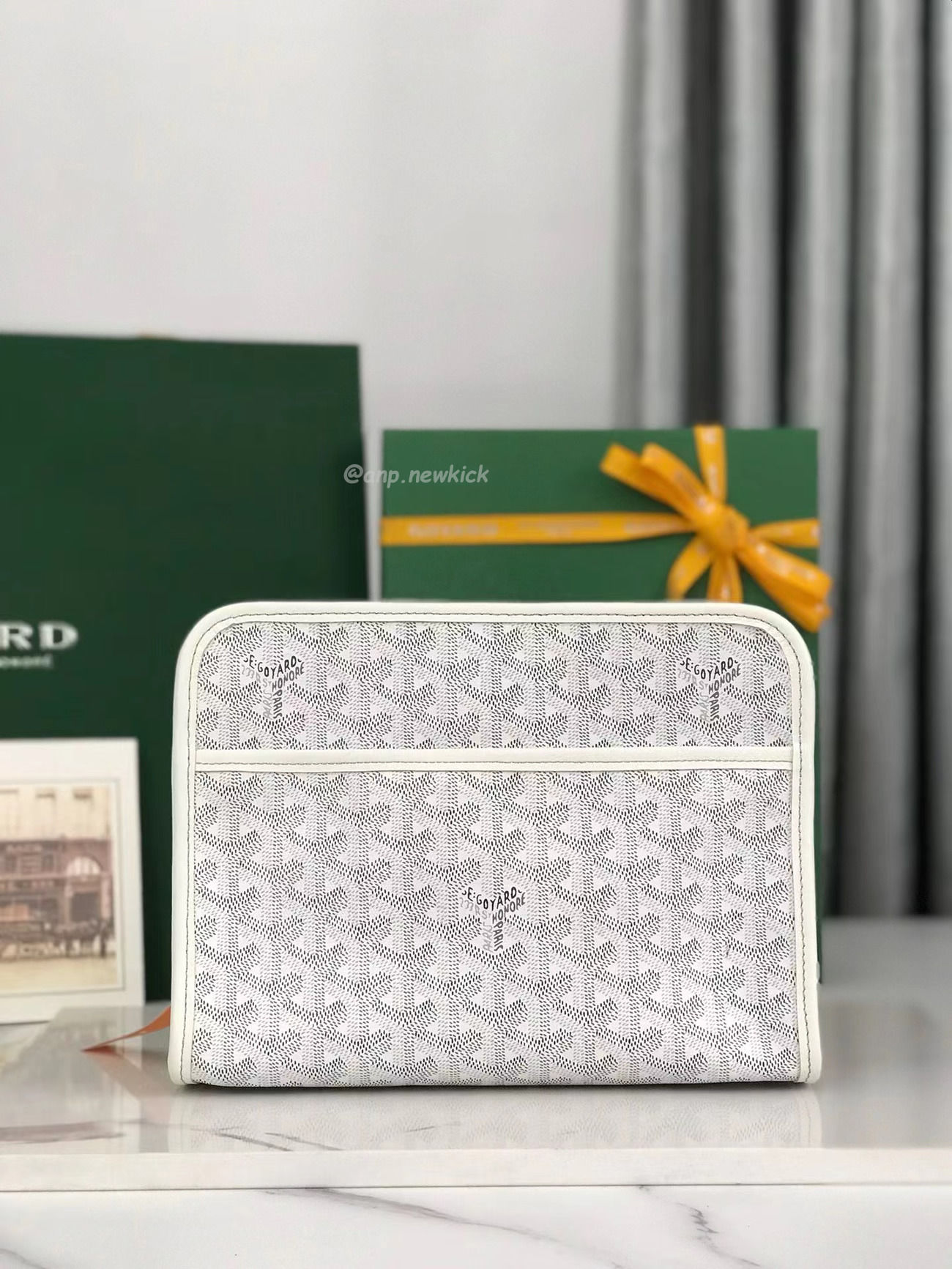 Goyard Jouvence Toiletry Bag Mm Green Black White Blue Purple Red Yellow (20) - www.newkick.org