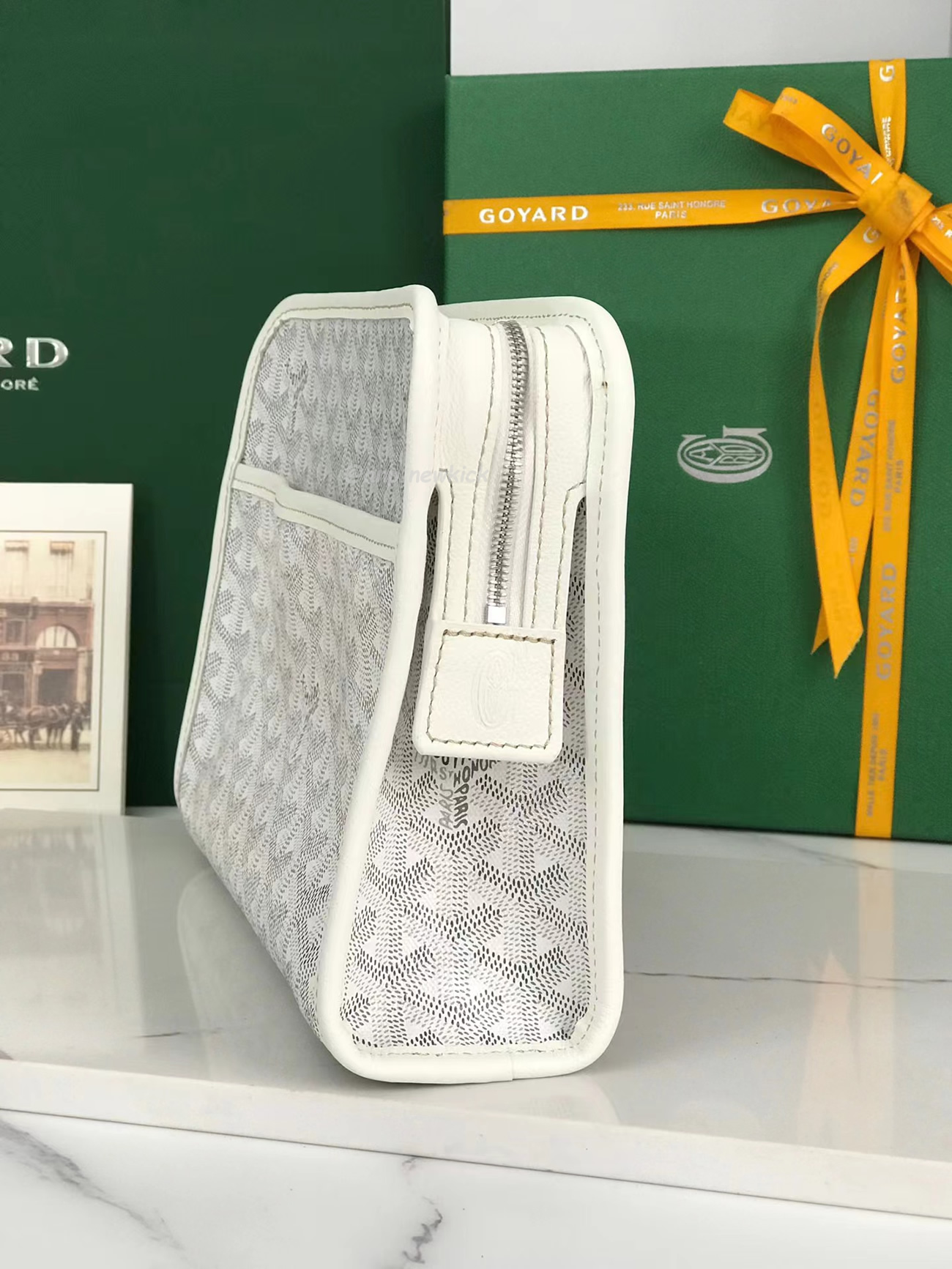 Goyard Jouvence Toiletry Bag Mm Green Black White Blue Purple Red Yellow (24) - www.newkick.org