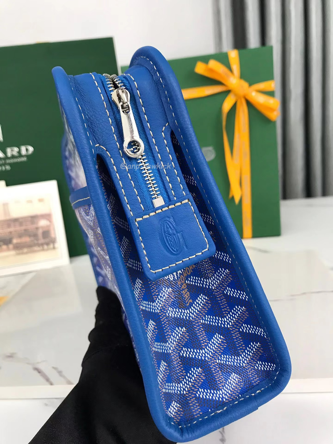 Goyard Jouvence Toiletry Bag Mm Green Black White Blue Purple Red Yellow (36) - www.newkick.org