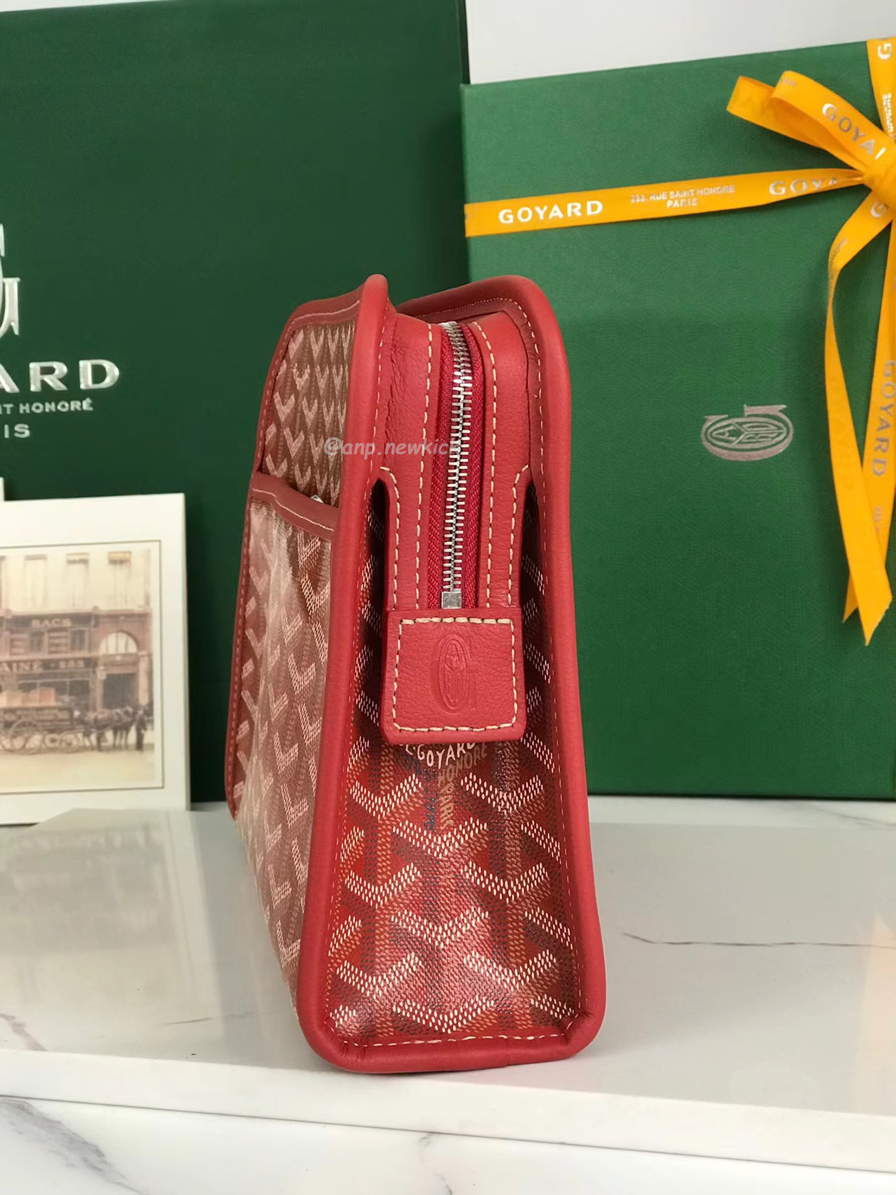Goyard Jouvence Toiletry Bag Mm Green Black White Blue Purple Red Yellow (45) - www.newkick.org