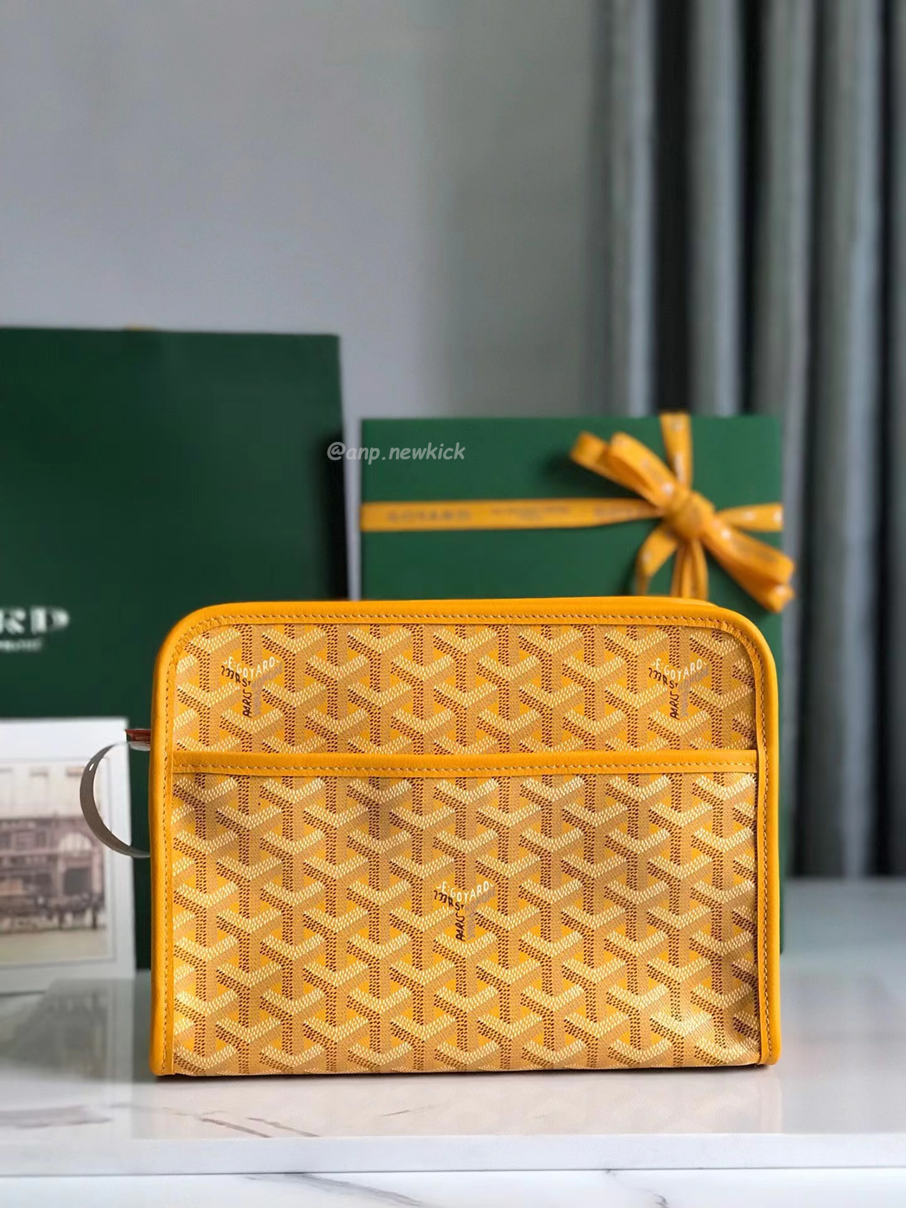 Goyard Jouvence Toiletry Bag Mm Green Black White Blue Purple Red Yellow (47) - www.newkick.org