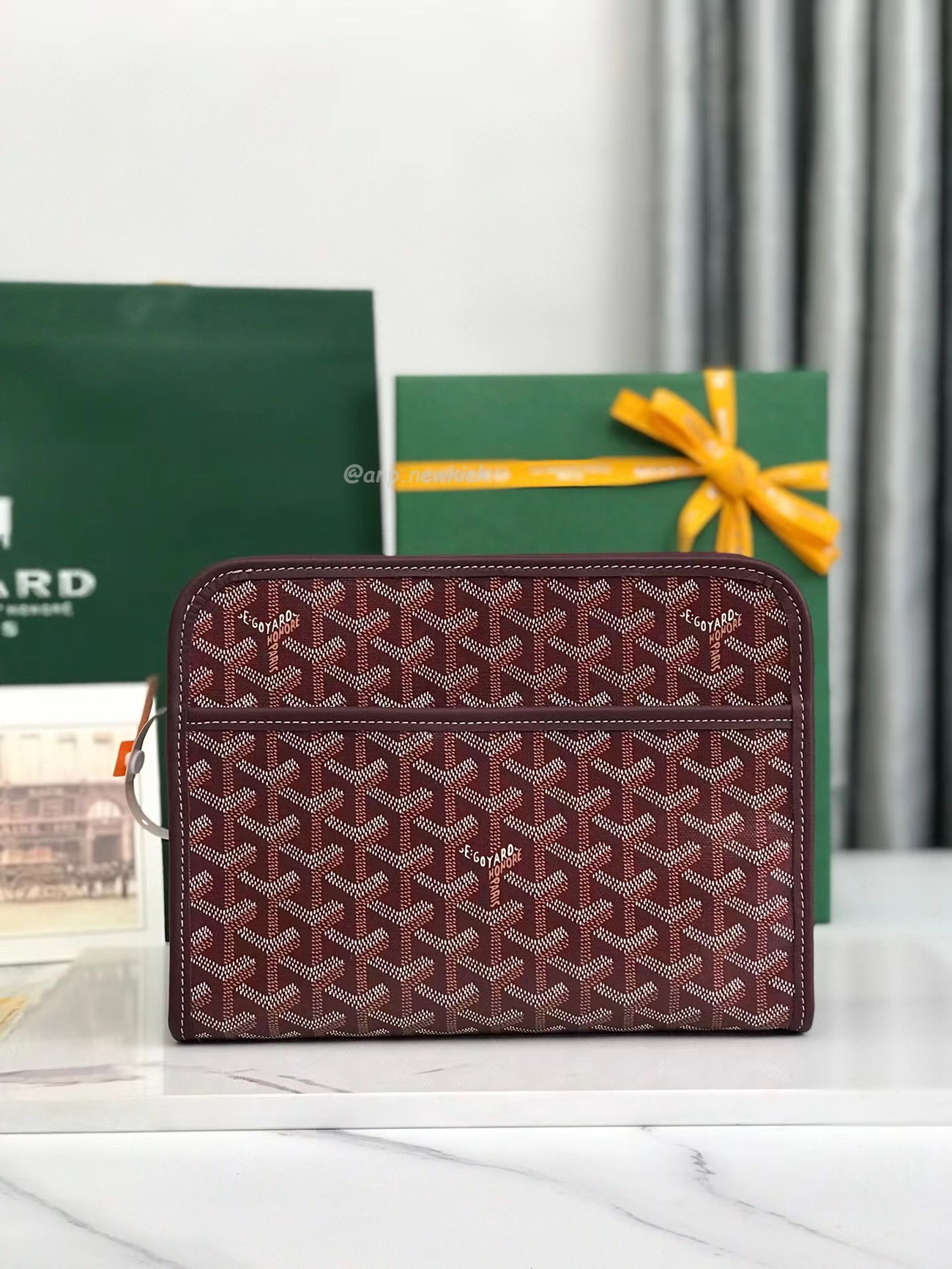 Goyard Jouvence Toiletry Bag Mm Green Black White Blue Purple Red Yellow (56) - www.newkick.org