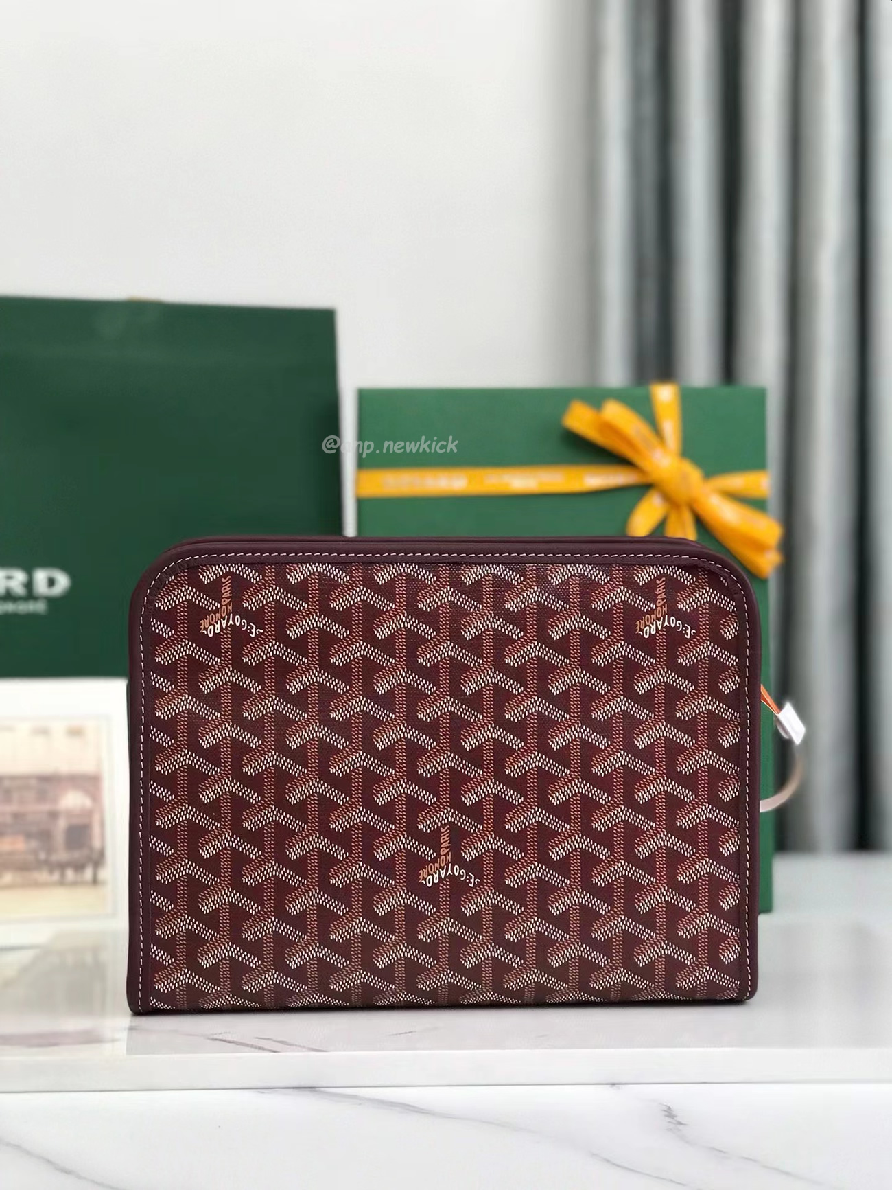 Goyard Jouvence Toiletry Bag Mm Green Black White Blue Purple Red Yellow (59) - www.newkick.org