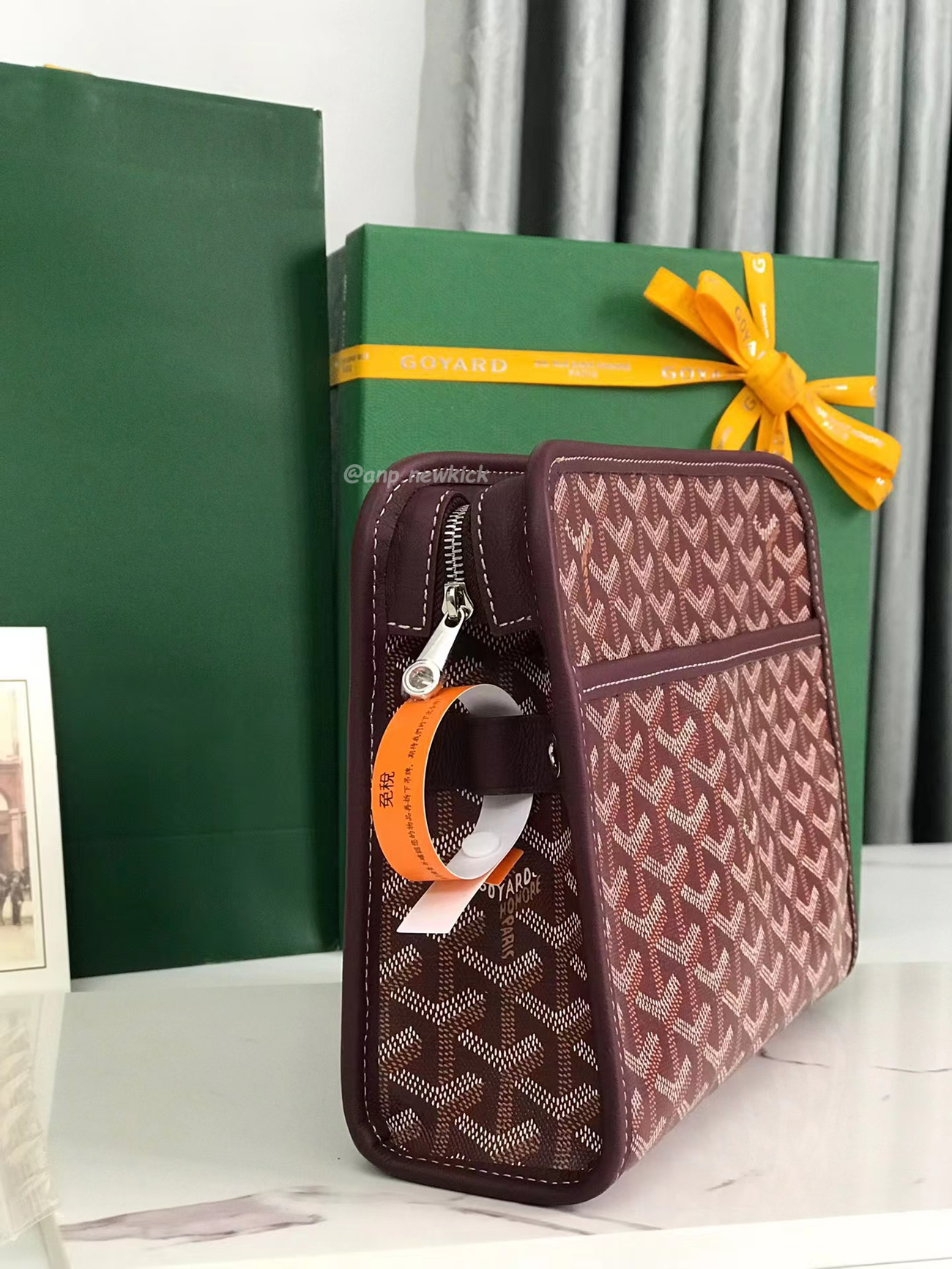 Goyard Jouvence Toiletry Bag Mm Green Black White Blue Purple Red Yellow (63) - www.newkick.org
