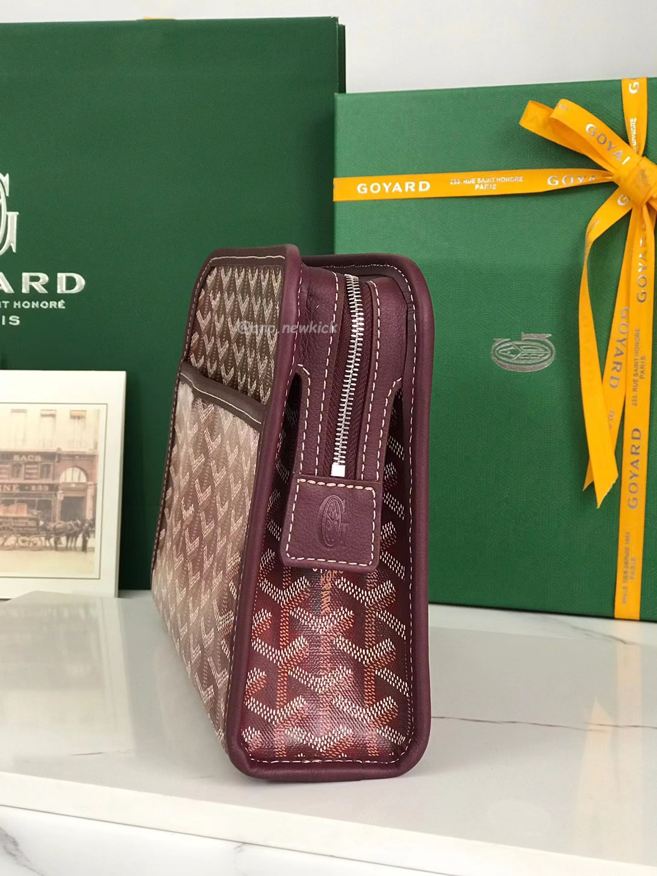 Goyard Jouvence Toiletry Bag Mm Green Black White Blue Purple Red Yellow (64) - www.newkick.org