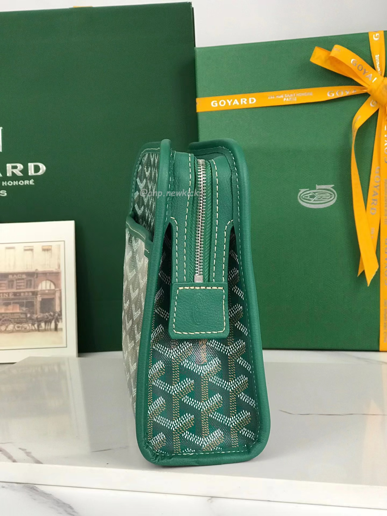 Goyard Jouvence Toiletry Bag Mm Green Black White Blue Purple Red Yellow (7) - www.newkick.org