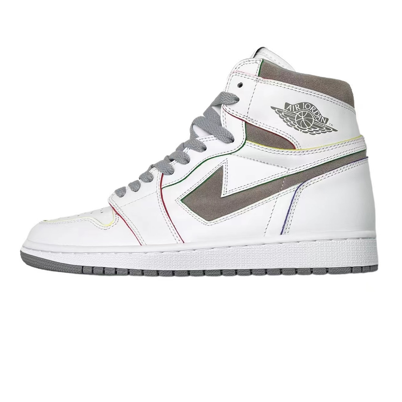 Air Jordan 1 Retro High Daniel Arsham Grey H022 (1) - www.newkick.org