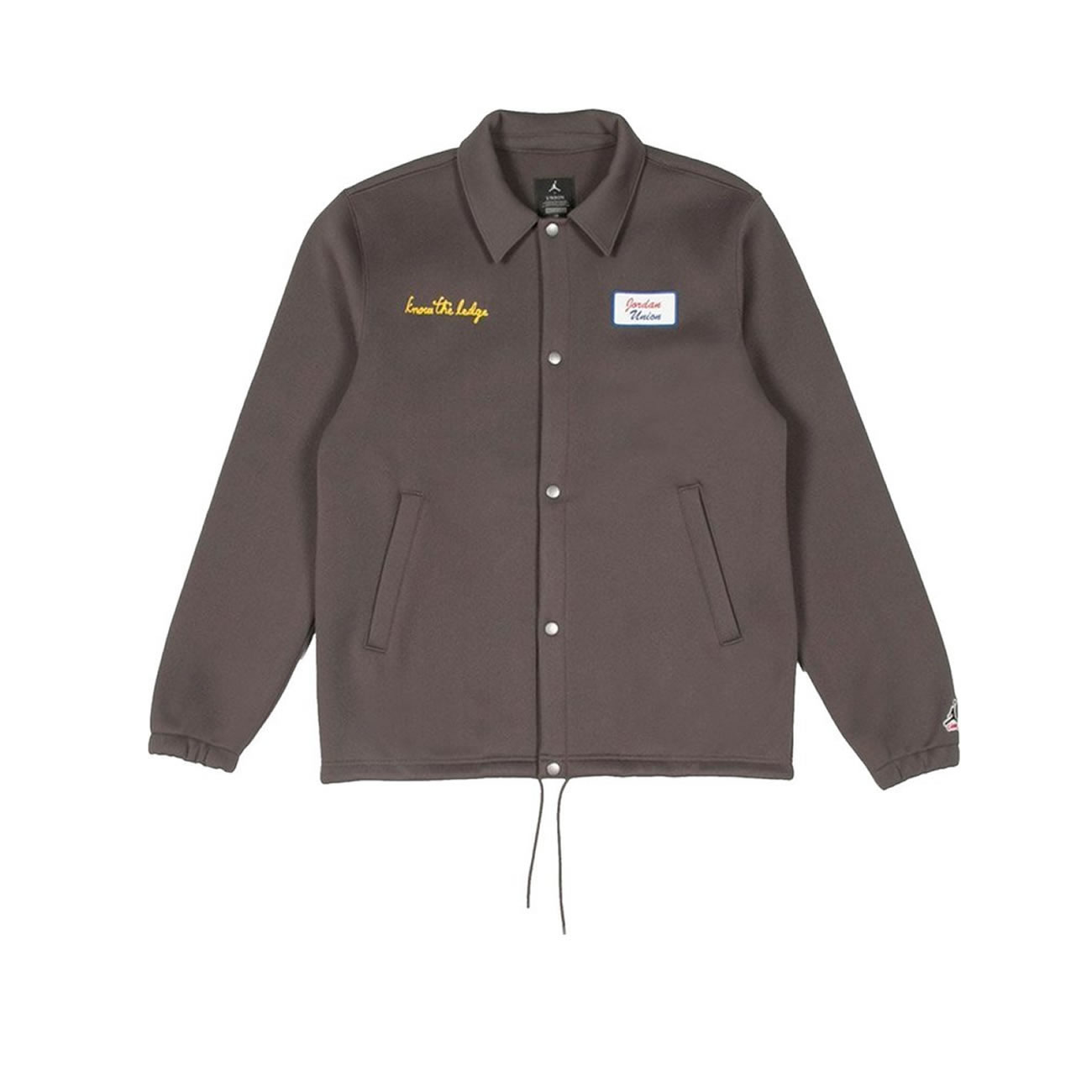 Jordan X Union Coaches Jacket Ironstone Fw20 (1) - www.newkick.org