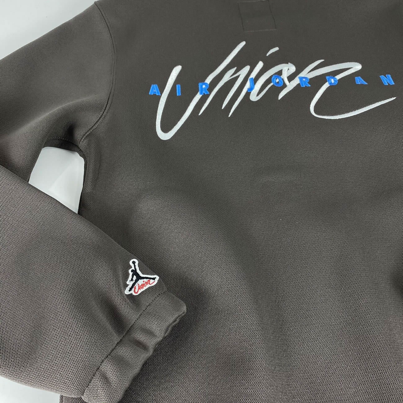 Jordan X Union Coaches Jacket Ironstone Fw20 (4) - www.newkick.org