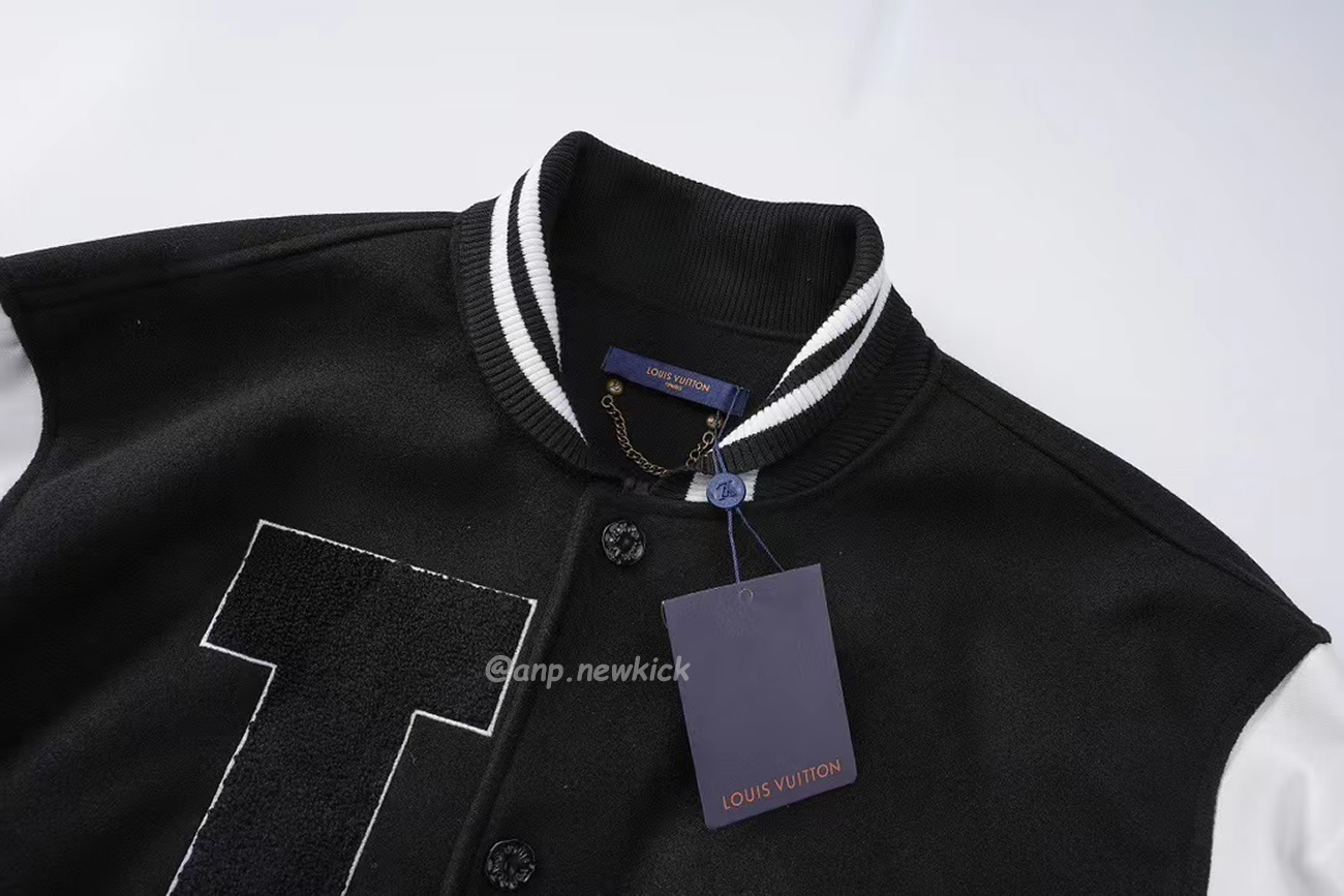 Louis Vuitton Black L Patch Varsity Jacket (9) - www.newkick.org Louis Vuitton Black L Patch Varsity Jacket (9) - www.newkick.org