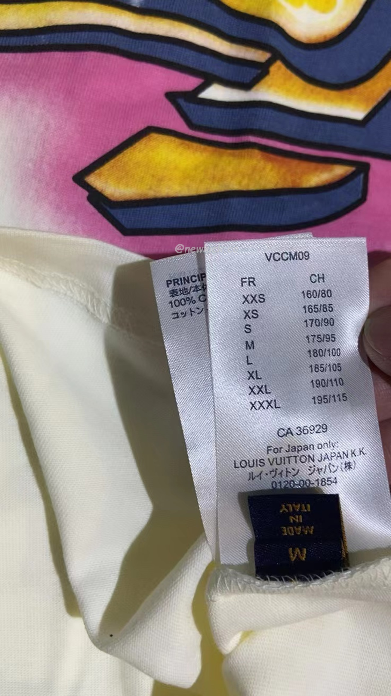 Louis Vuitton Graffiti T Shirt Milky White (5) - www.newkick.org