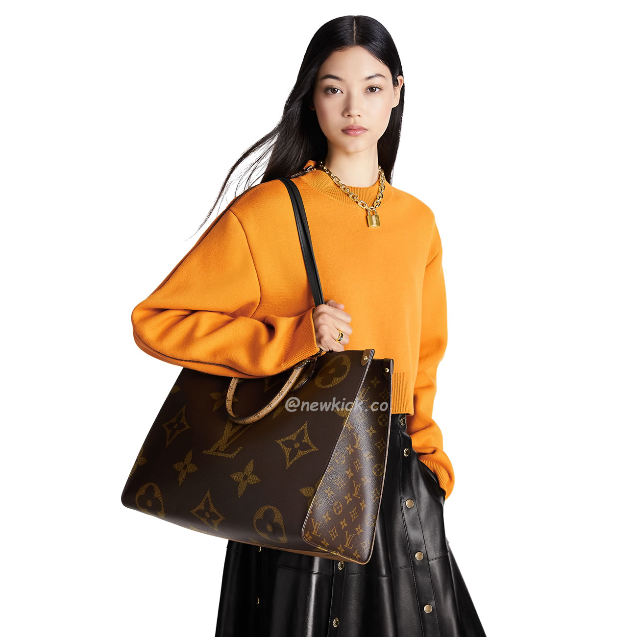 Louis Vuitton Onthego Cloth Tote Brown M45320 (15) - www.newkick.org
