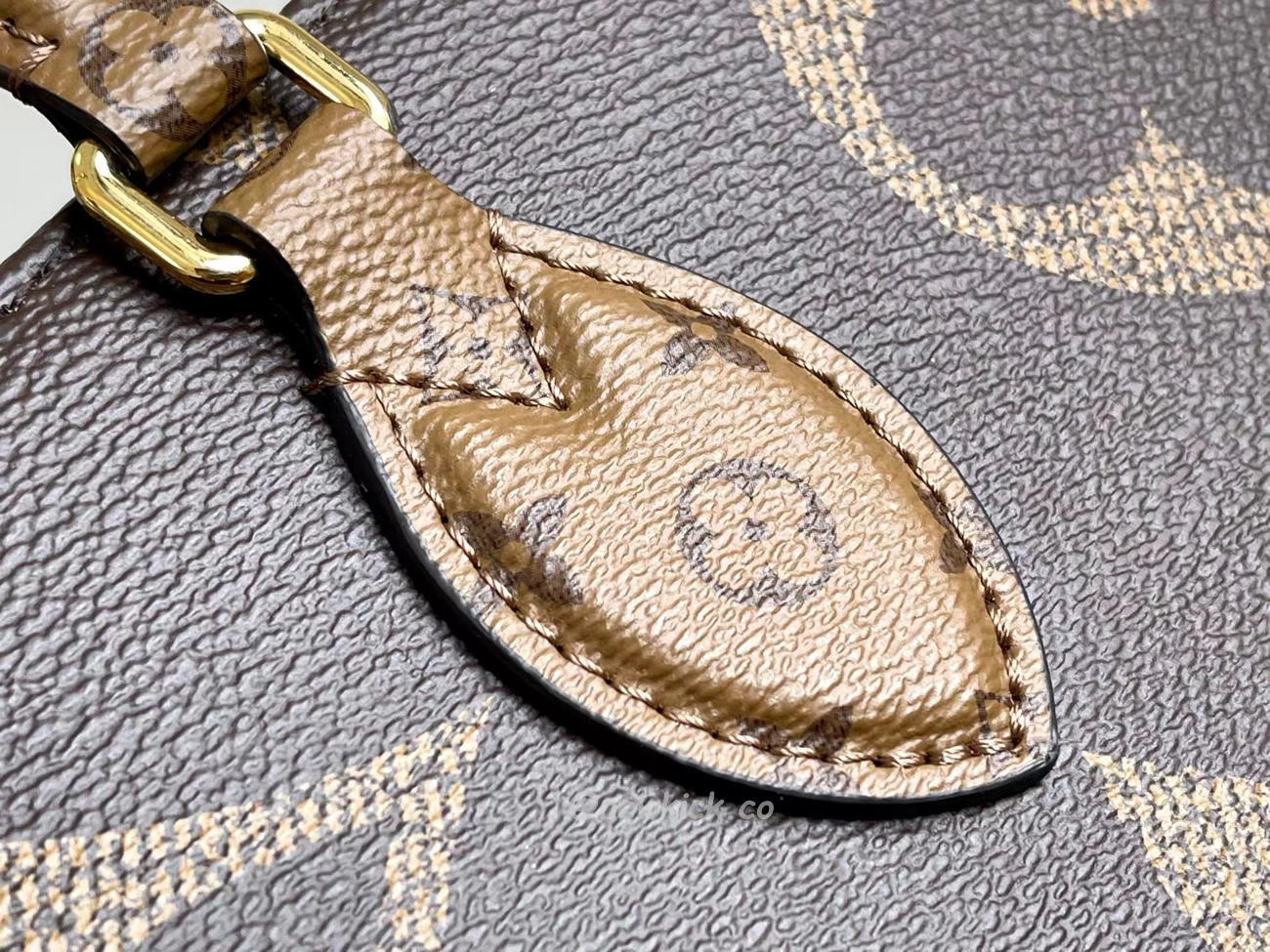 Louis Vuitton Onthego Cloth Tote Brown M45320 (3) - www.newkick.org