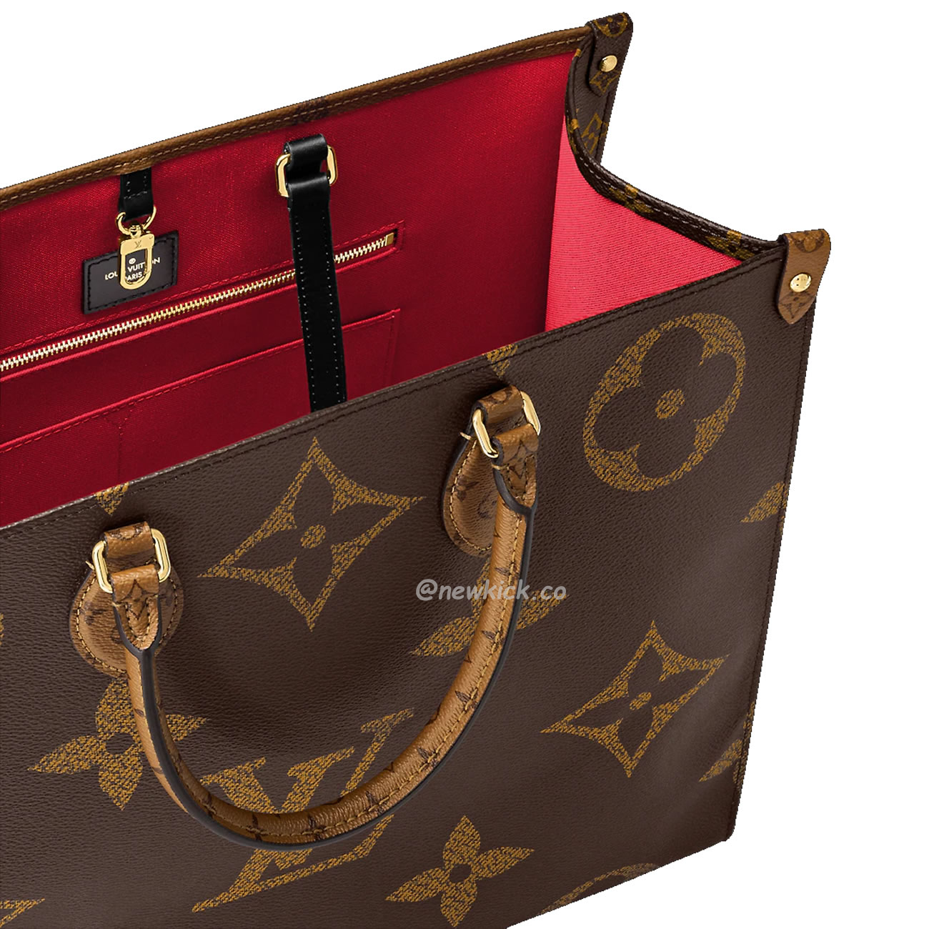 Louis Vuitton Onthego Cloth Tote Brown M45320 (5) - www.newkick.org