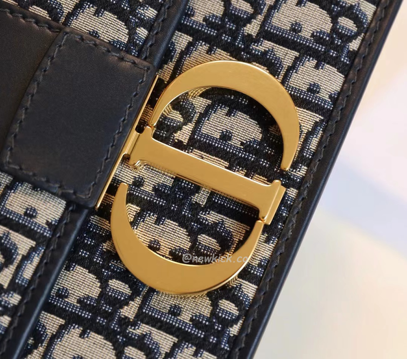 Dior 30 Montaigne Chain Bag Blue Dior Oblique Jacquard M9208utzq M928 (23) - www.newkick.org