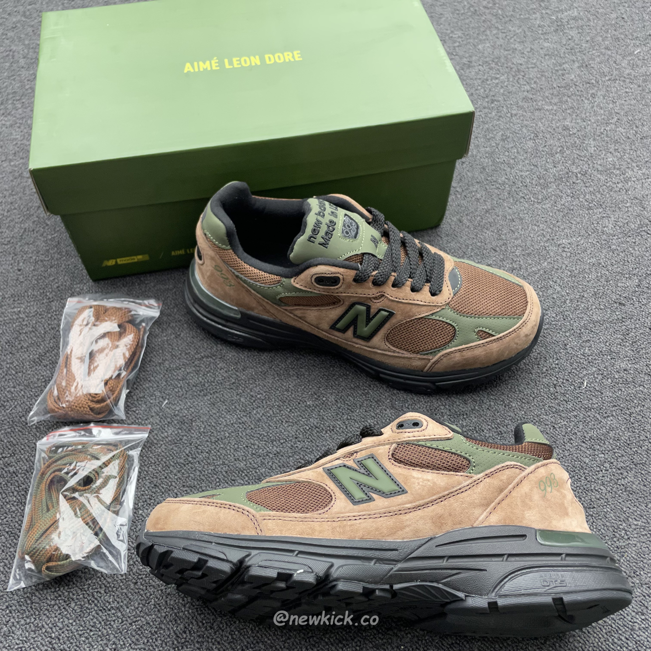 New Balance 993 Aime Leon Dore Brown Mr993ald (11) - www.newkick.org