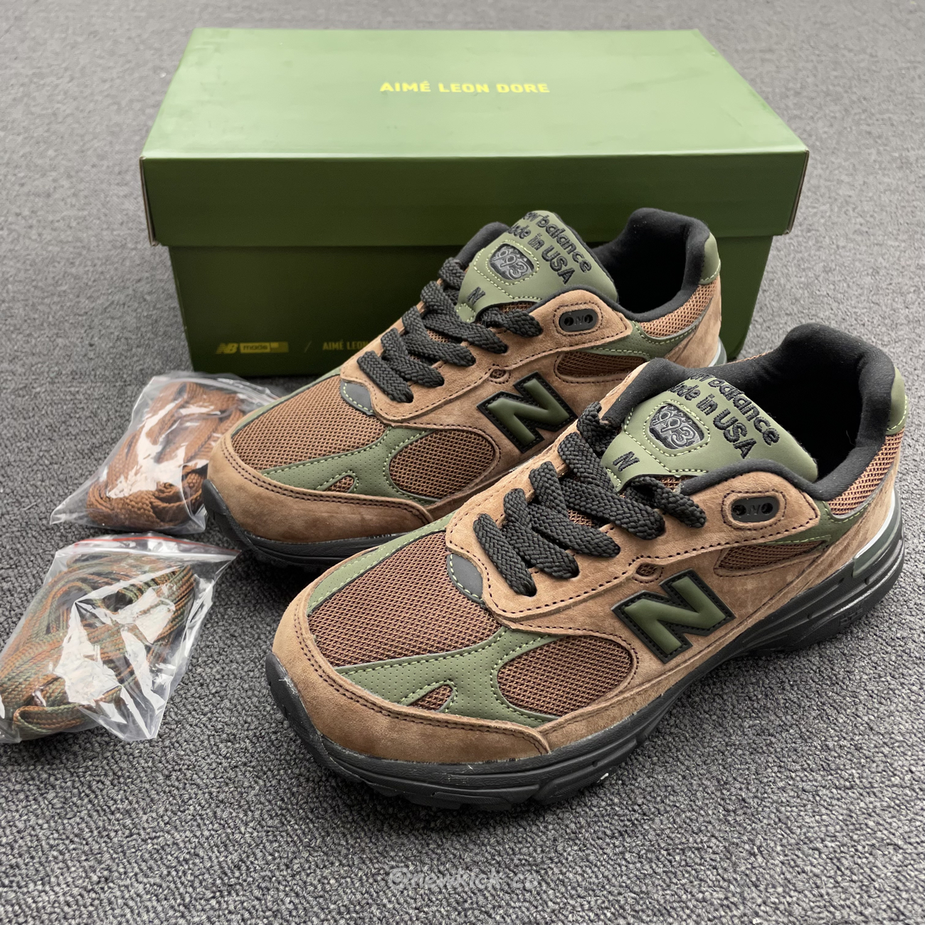 New Balance 993 Aime Leon Dore Brown Mr993ald (4) - www.newkick.org