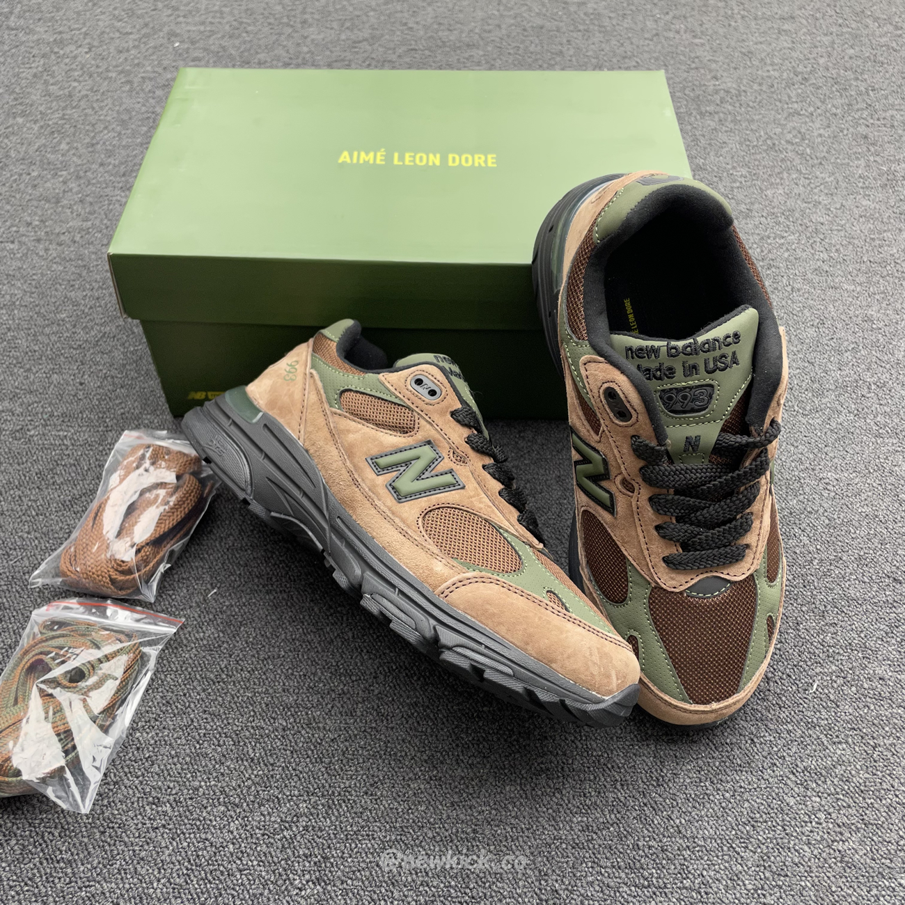 New Balance 993 Aime Leon Dore Brown Mr993ald (6) - www.newkick.org