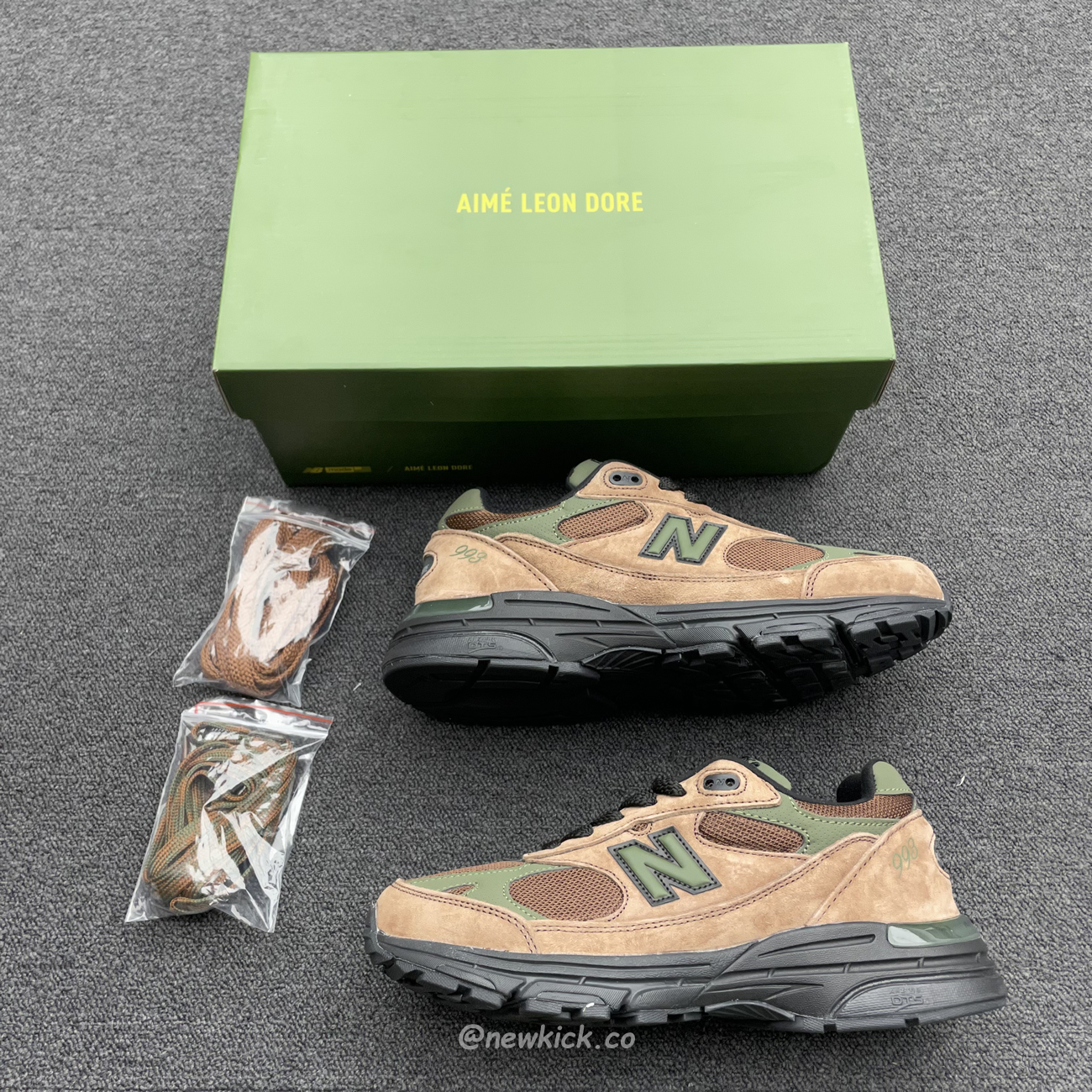 New Balance 993 Aime Leon Dore Brown Mr993ald (9) - www.newkick.org