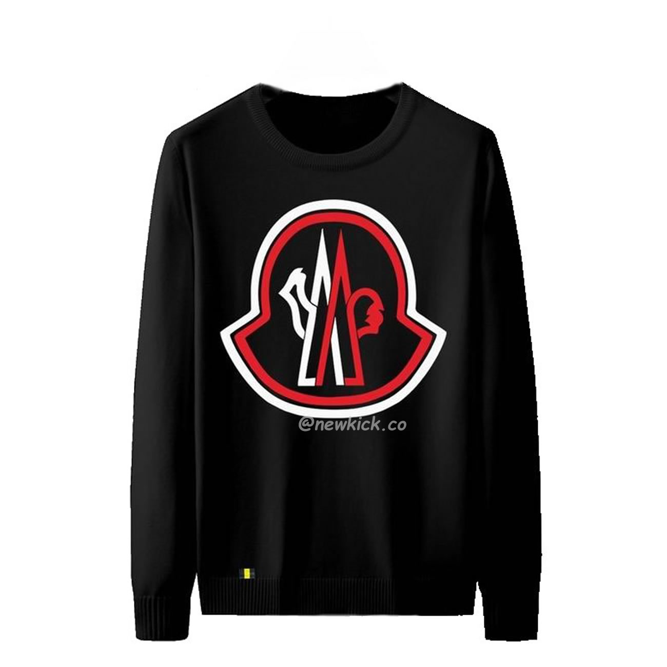 Moncler 2022 Crew Neck Pullover T Shirt Print Black (1) - www.newkick.org