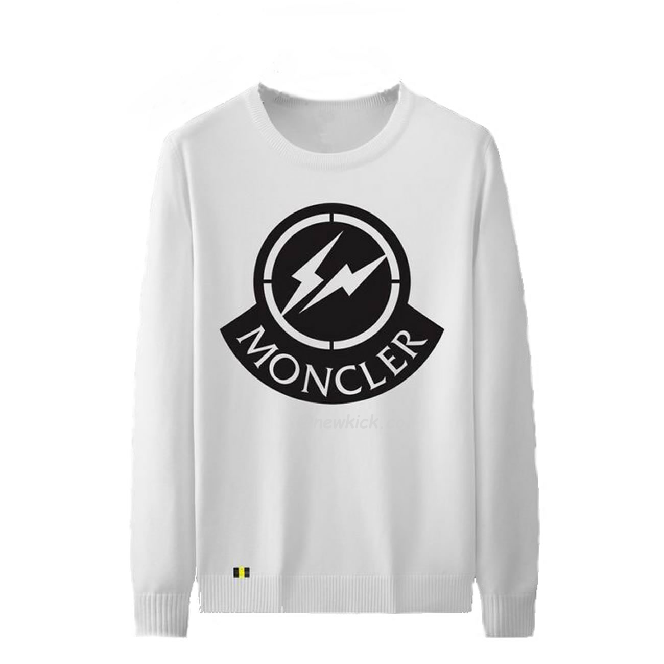 Moncler 2022 Crew Neck Pullover T Shirt Print White (1) - www.newkick.org