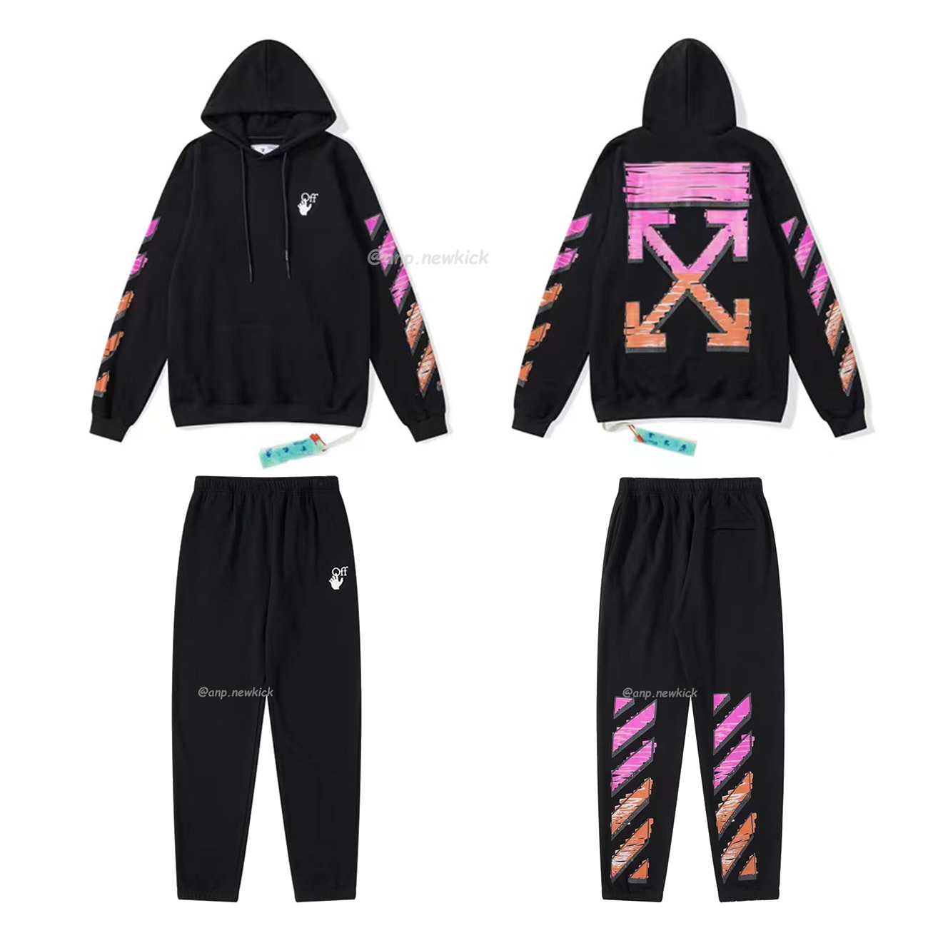 Off White Marker Hoodie Black Fuchsia Red Beige (1) - www.newkick.org Off White Marker Hoodie Black Fuchsia Red Beige (1) - www.newkick.org