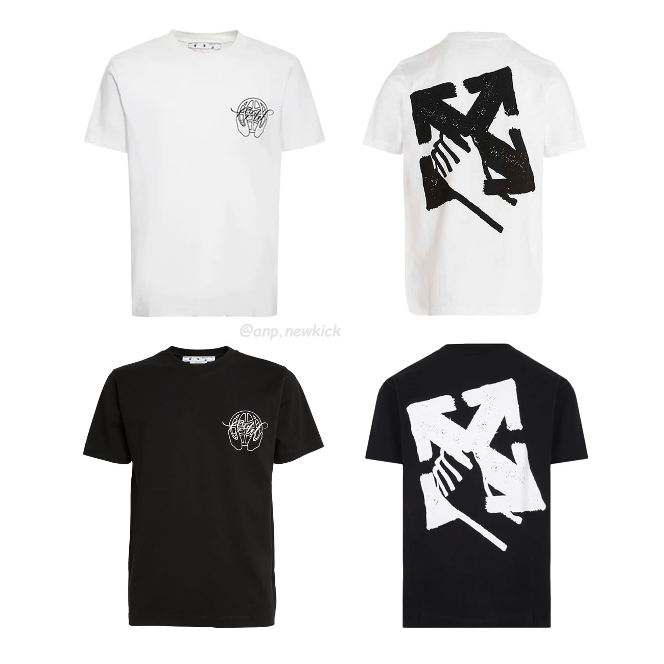 Off White Hand Arrow Tee White Black (1) - www.newkick.org Off White Hand Arrow Tee White Black (1) - www.newkick.org